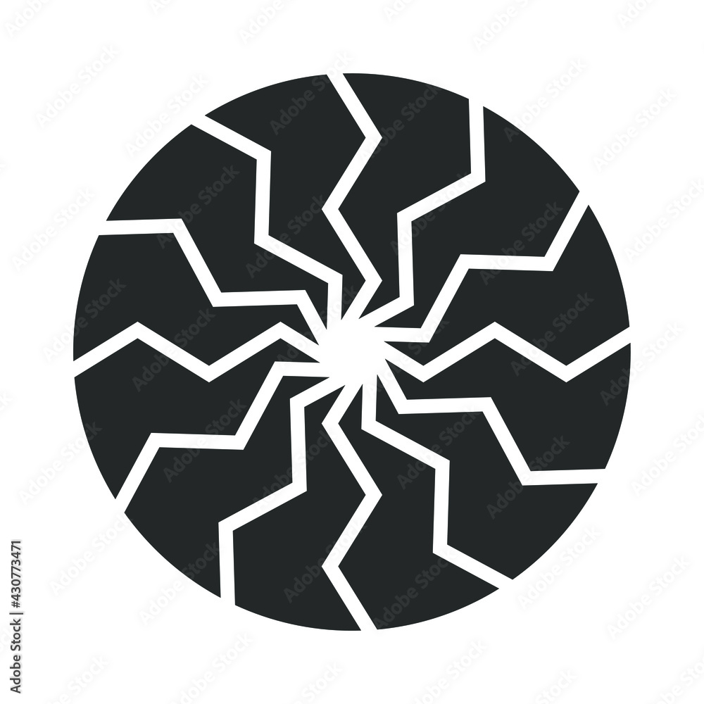 Abstract round vector icon. Concept art symbol sign. Company logo. Decorative pattern template. Abstract round vector icon. Concept art symbol sign. Company logo. Decorative pattern template.