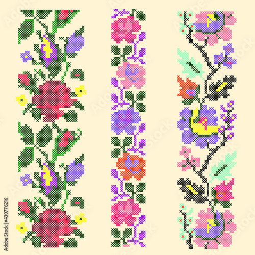 seamless floral ornament