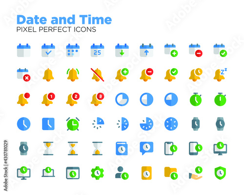 Date and Time Icons