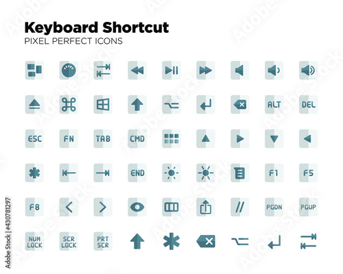 Keyboard Shortcut Icons