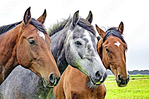 Horse Trio