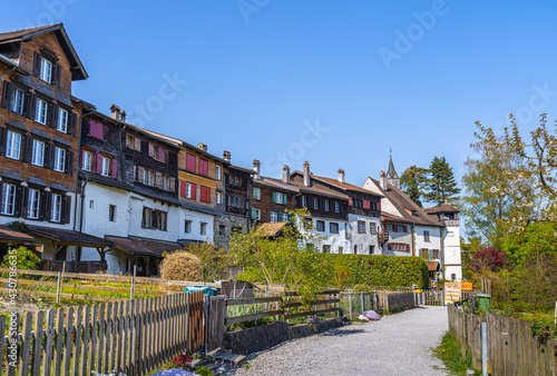 Werdenberg is a town with historical town charter in the eastern Swiss canton of St. Gallen. It is the smallest town of Switzerland. © Taljat