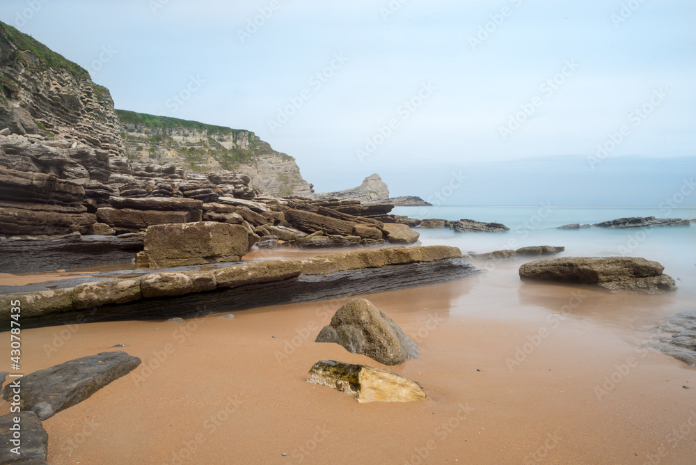 Beautiful Beach, Langre, Cantabria, Spain