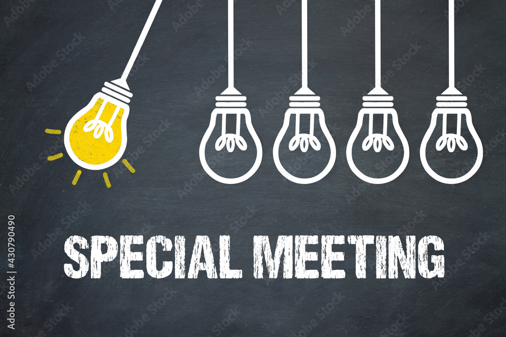 Fototapeta premium Special Meeting 