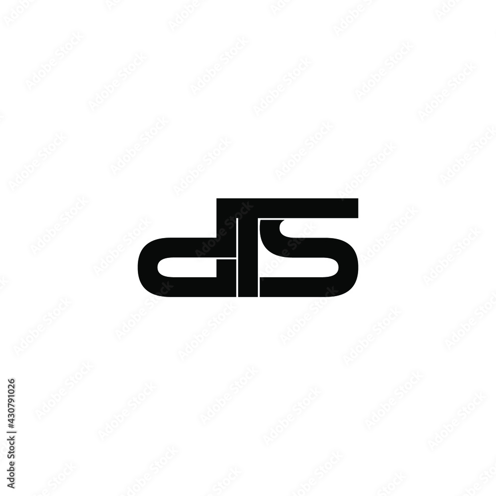 dts letter original monogram logo design dts letter original monogram logo design