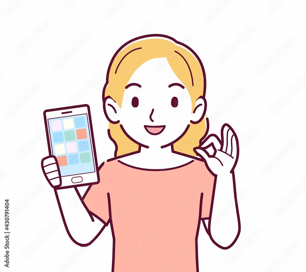 金髪の髪の女性 金髪の髪の女性