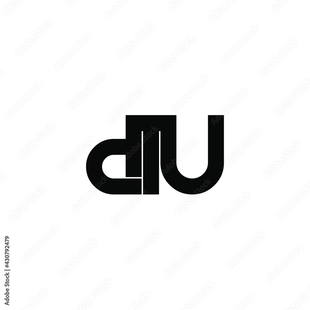 dtu letter original monogram logo design dtu letter original monogram logo design
