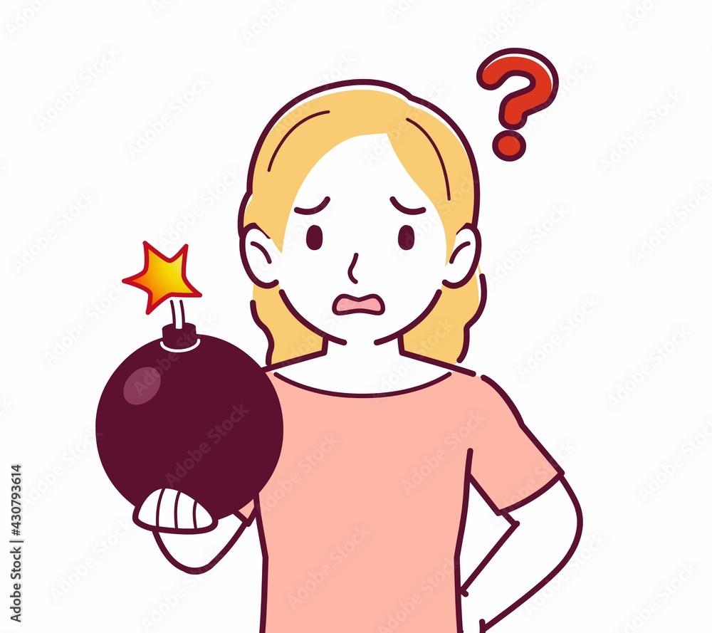 美しいブロンドヘアの女性