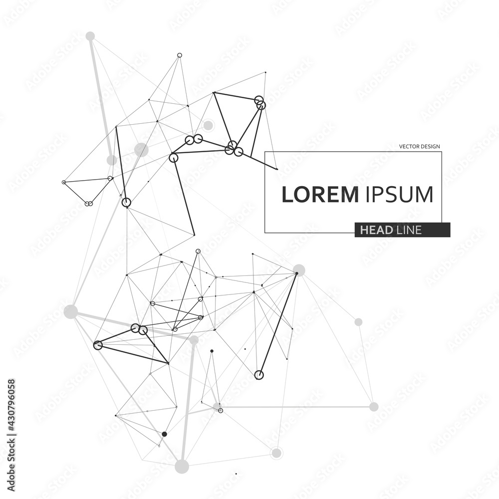 Abstract geometric background. 3d social network symbol. Vector design. Global network connection. Connection geometric background. Design element. Vector drawing Abstract geometric background. 3d social network symbol. Vector design. Global network connection. Connection geometric background. Design element. Vector drawing