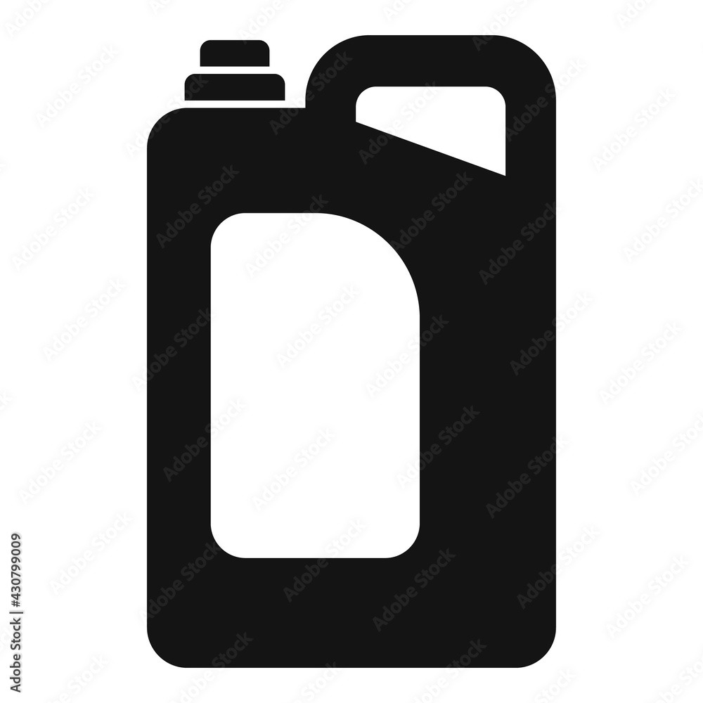 Cleaner canister icon, simple style Cleaner canister icon, simple style