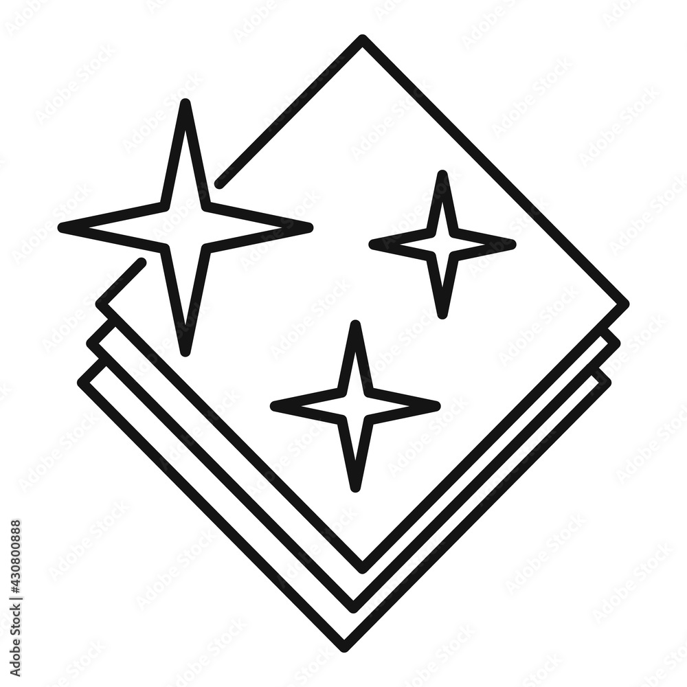 Dry cleaning icon, outline style Dry cleaning icon, outline style