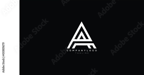 AA A AND A Abstract initial monogram letter alphabet logo design