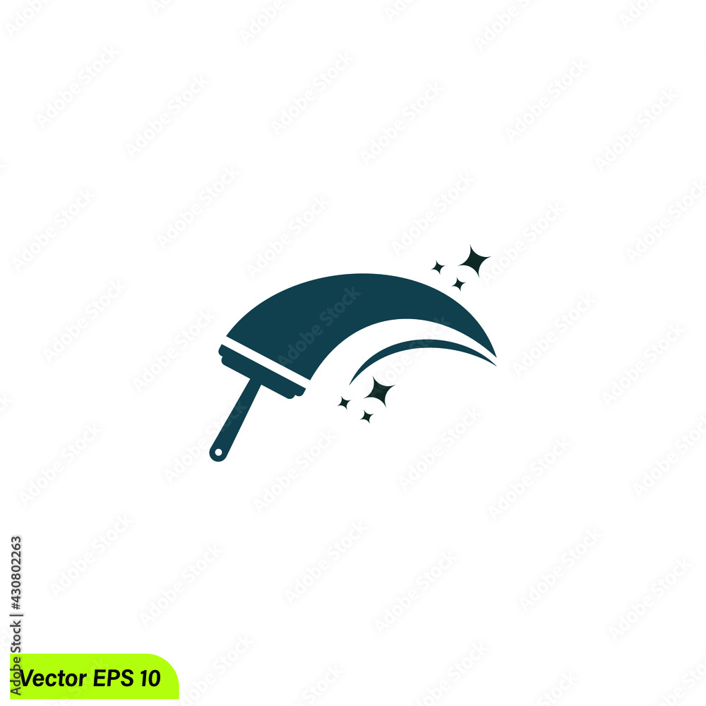 Obraz premium glass wiper icon symbol
