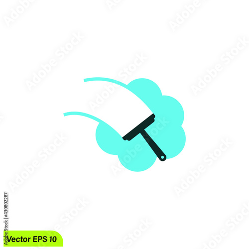 glass wiper icon symbol