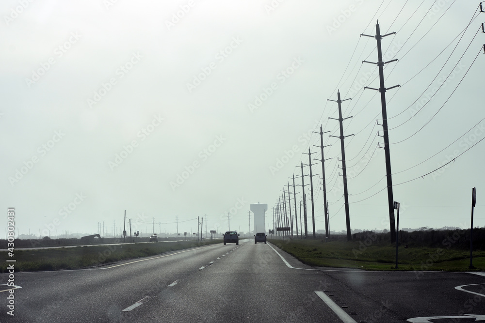 car on the road