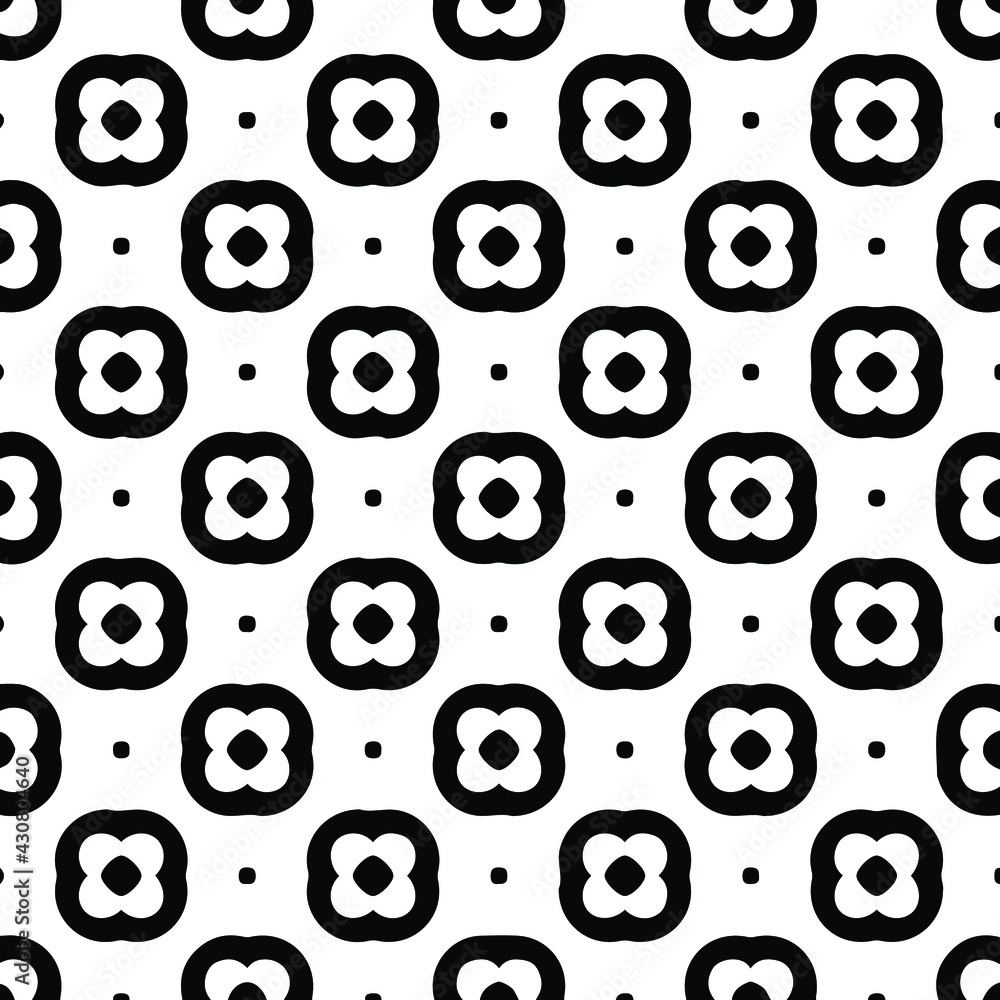 Geometric vector pattern with triangular elements. Seamless abstract ornament for wallpapers and backgrounds. Black and white colors Geometric vector pattern with triangular elements. Seamless abstract ornament for wallpapers and backgrounds. Black and white colors