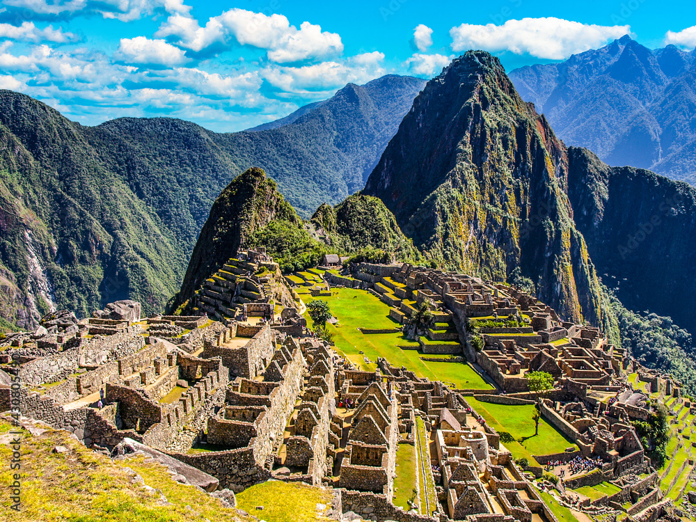 Machu Picchu - lost Incan City - obrazy, fototapety, plakaty 
