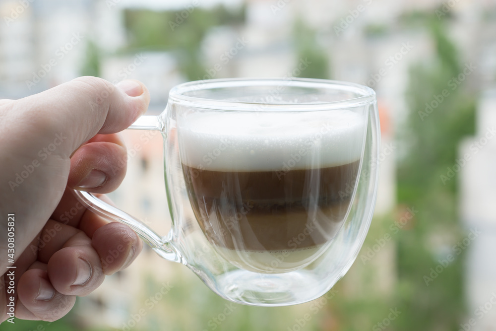fresh brewed coffee in a glass mug fresh brewed coffee in a glass mug