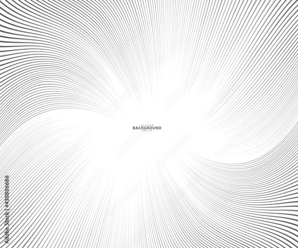 Fototapeta premium Abstract background, vector template for your ideas, monochromatic lines texture, waved lines texture