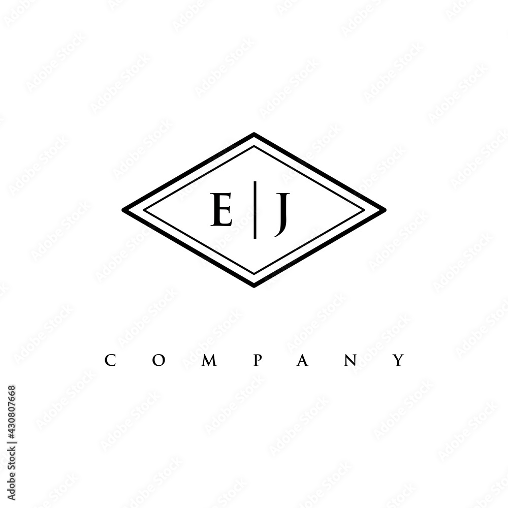 initial EJ logo design vector initial EJ logo design vector