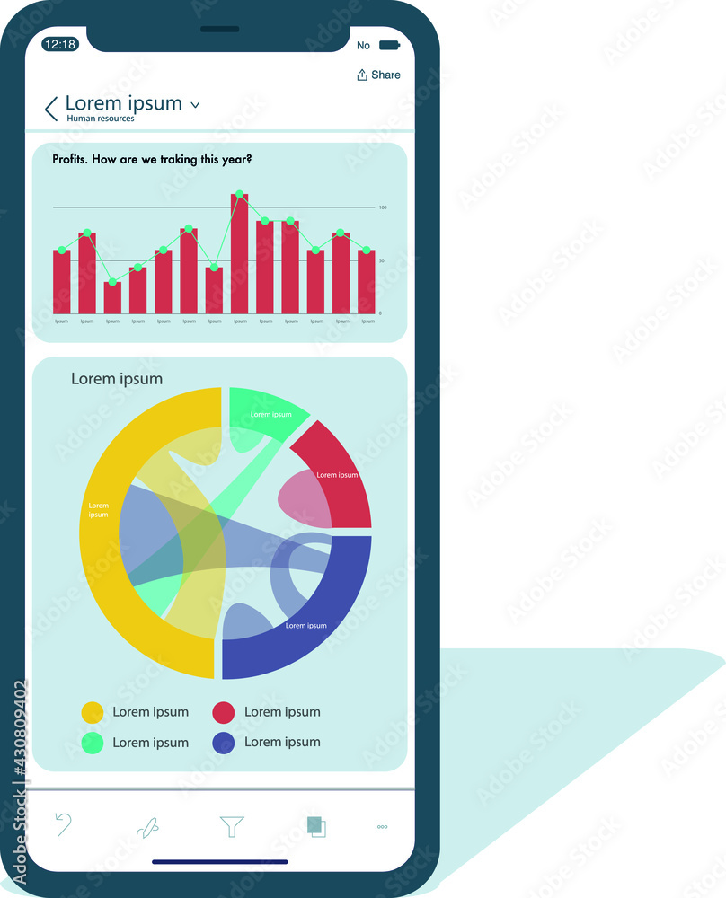 Dashboard mobile. Night screen. Graphs and charts. Maps. Power bi Dashboard mobile. Night screen. Graphs and charts. Maps. Power bi