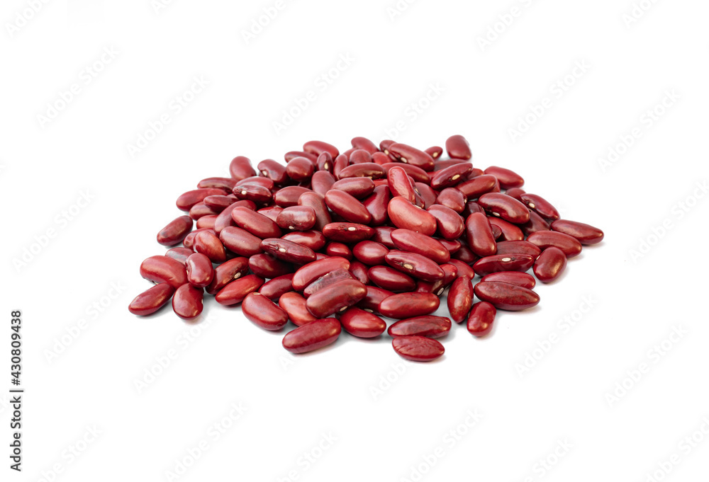 Kidney beans isolated on white background Kidney beans isolated on white background