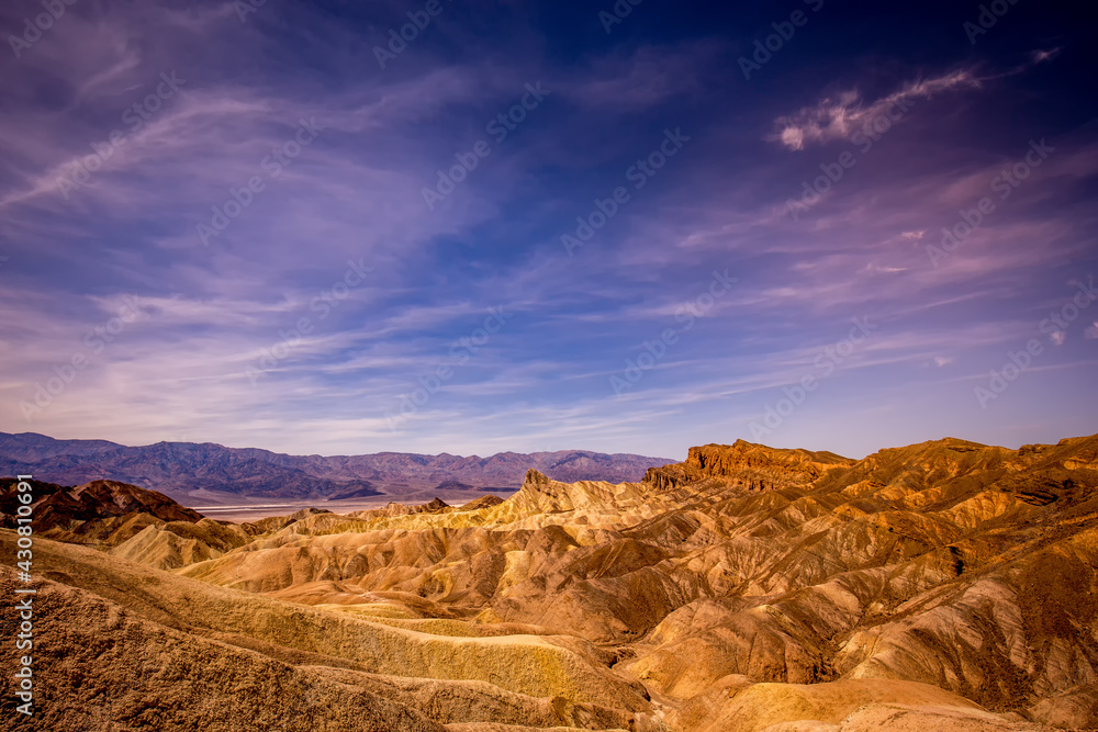 Fototapeta premium Zabriskie point, death valley, california, usa