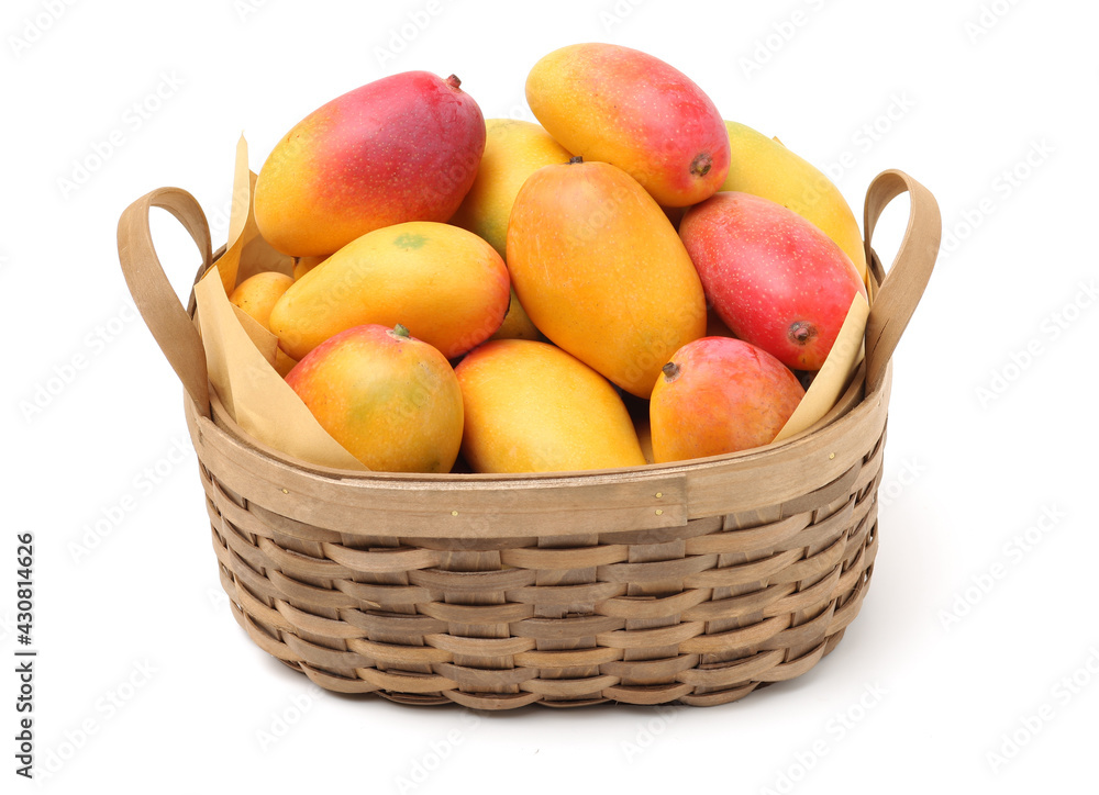 Mango on a white background Mango on a white background