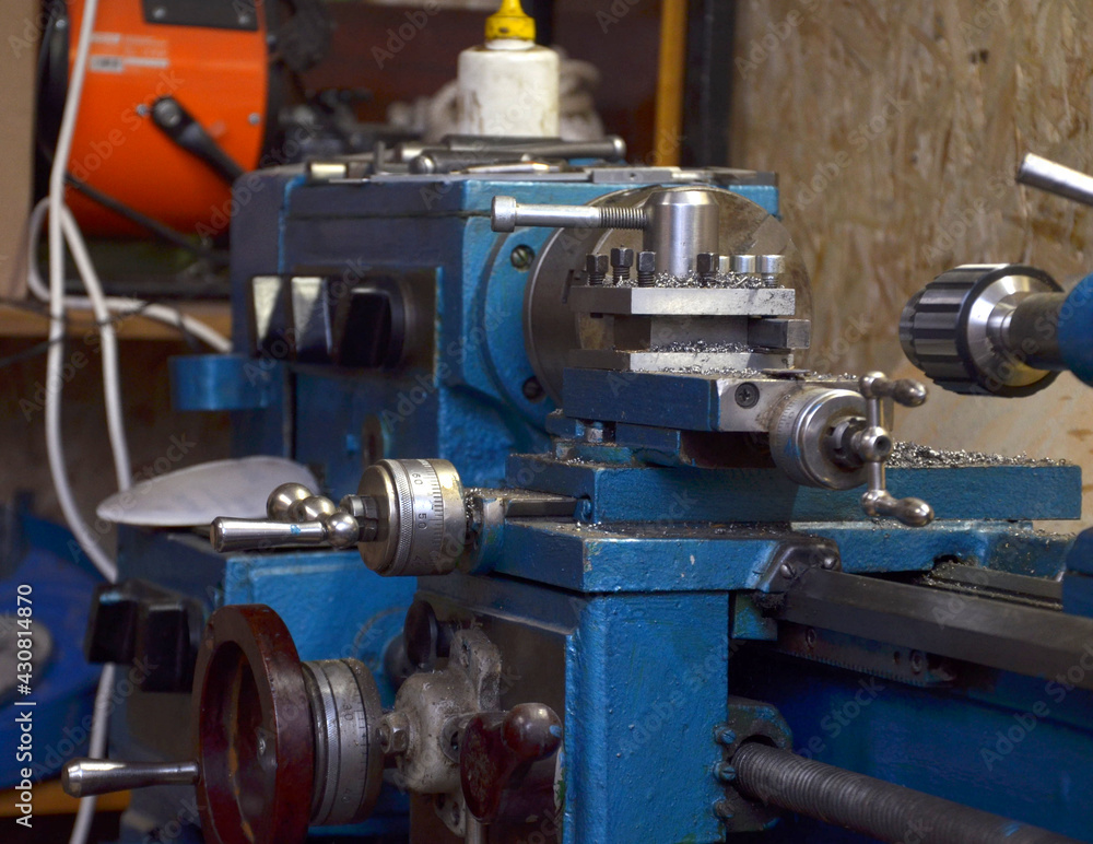 Lathe, lathe tools, factory, workplace, production. Lathe, lathe tools, factory, workplace, production.