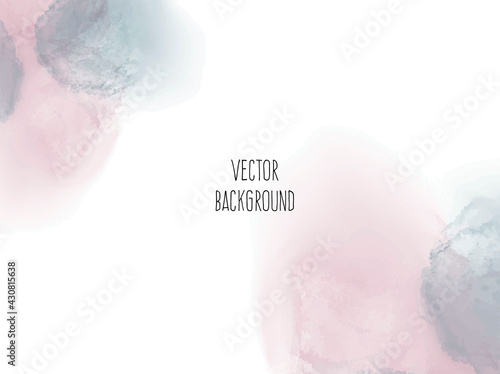 Vector watercolour horizontal universal background with copy space for text