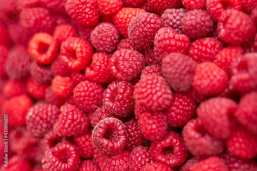Sweet raspberry. Raspberries - raspberry texture background. top view of heap of raspberry as textured background