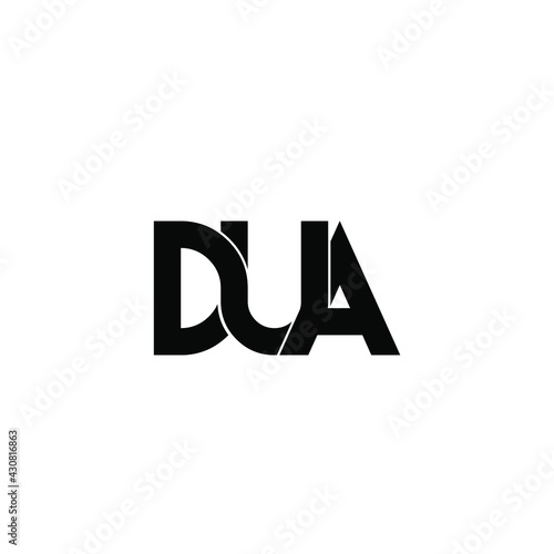 Free Download dua letter original monogram logo design - GFXLoad