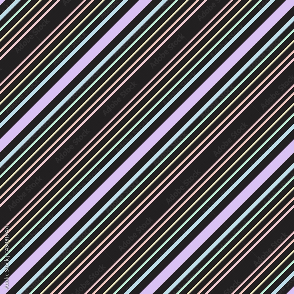 Obraz premium Rainbow Stripe seamless pattern background in diagonal style