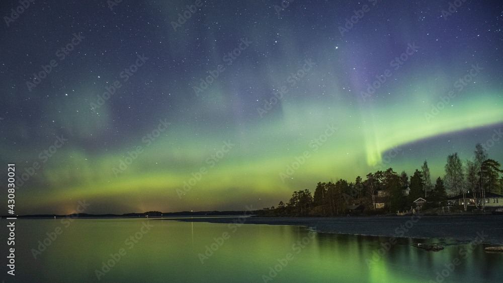 Aurora boreal en finlandia / Northern lights in finland