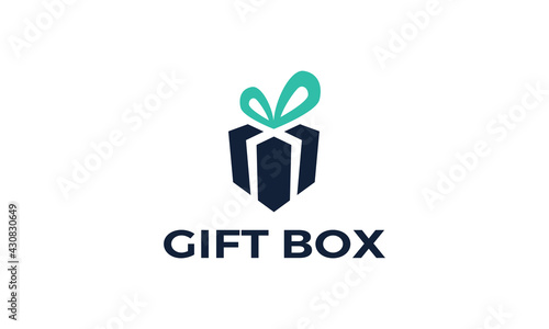 Gift Box logo vector icon illustration
