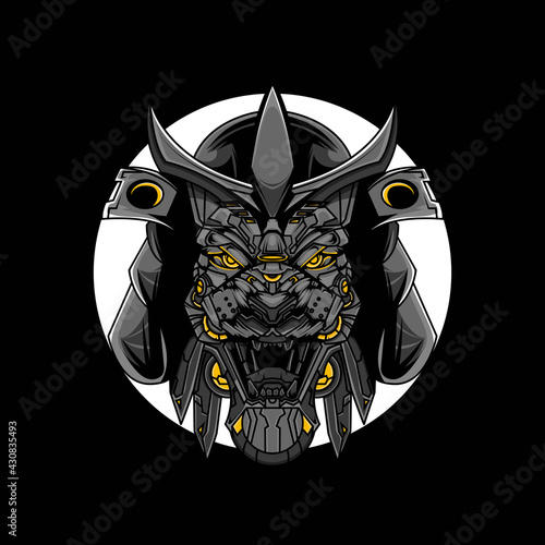 RONIN LION ILLUSTRATION