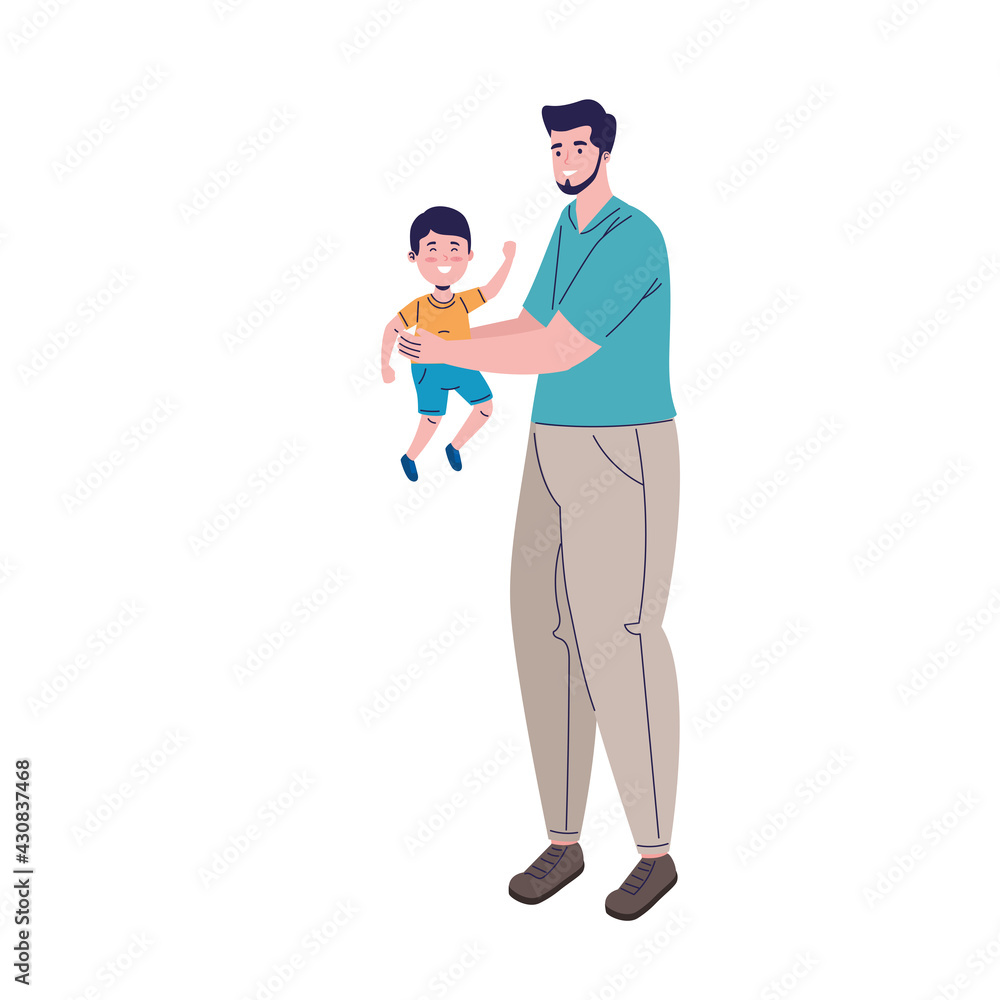 father lifting son father lifting son