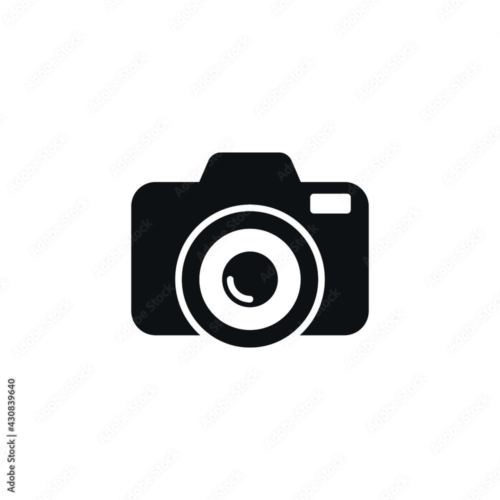 camera icon design template vector