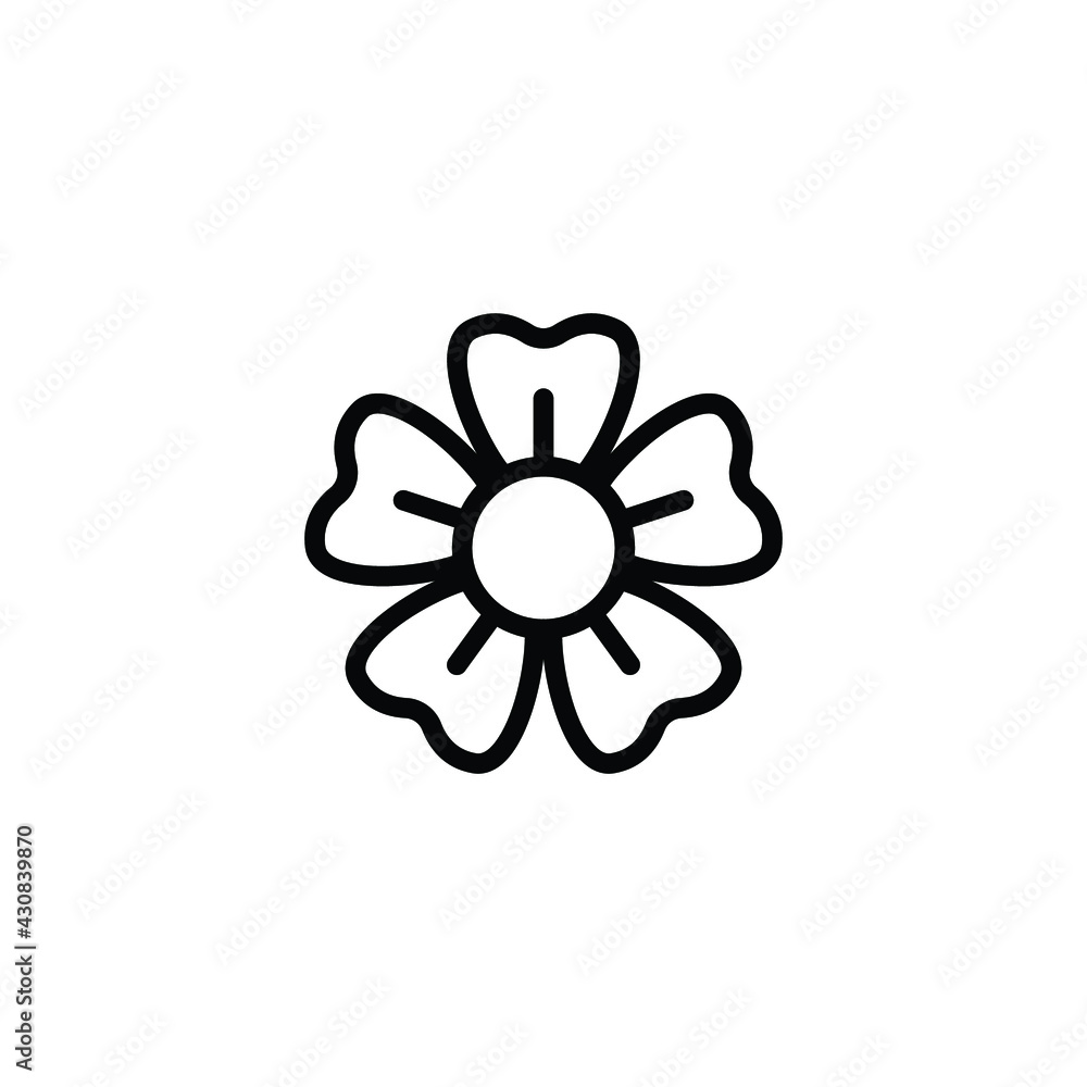 flower icon design template vector flower icon design template vector