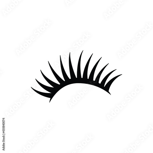 eyelashes logo icon design template