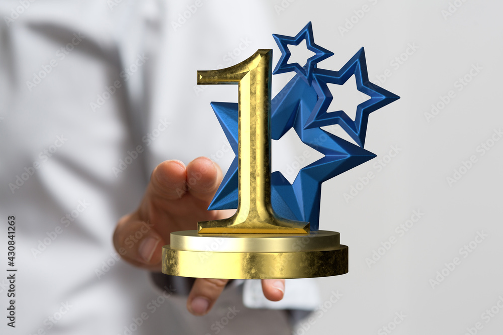 success gold winner first place in hand success gold winner first place in hand