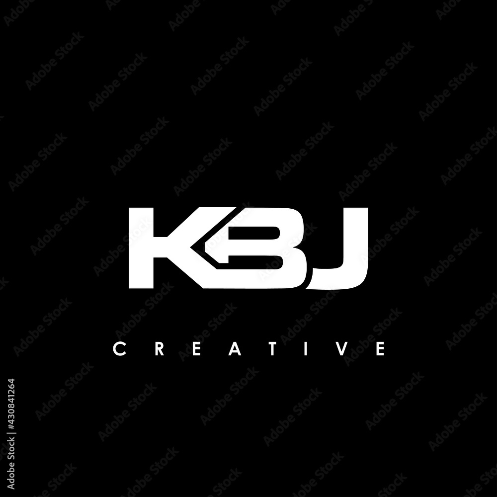 KBJ Letter Initial Logo Design Template Vector Illustration KBJ Letter Initial Logo Design Template Vector Illustration