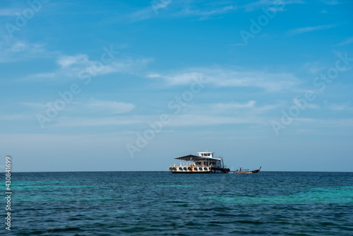 boat on the sea