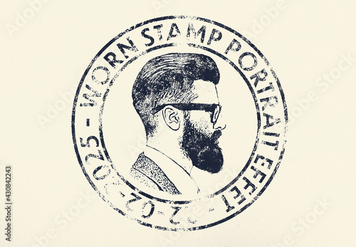 Worn Stamp Effect