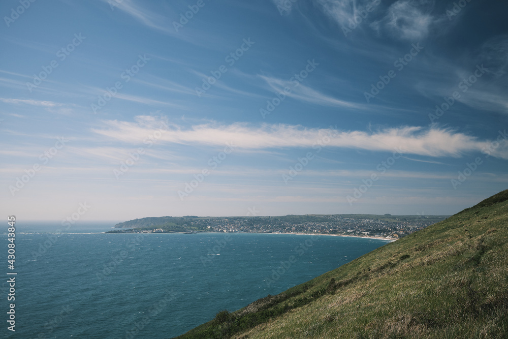 Obraz premium view of the coast of the sea