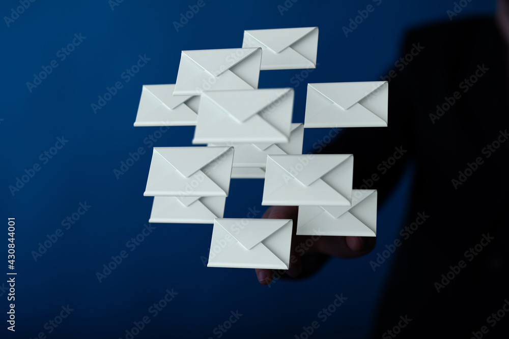 email marketing concept, send e-mail or newsletter. email marketing concept, send e-mail or newsletter.