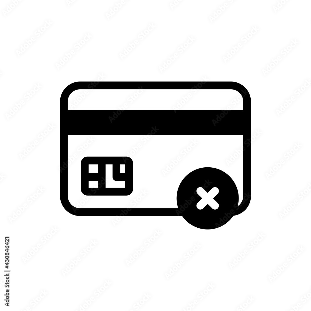 Card Expired vector solid icon. banking and finance symbol eps 10 file Card Expired vector solid icon. banking and finance symbol eps 10 file