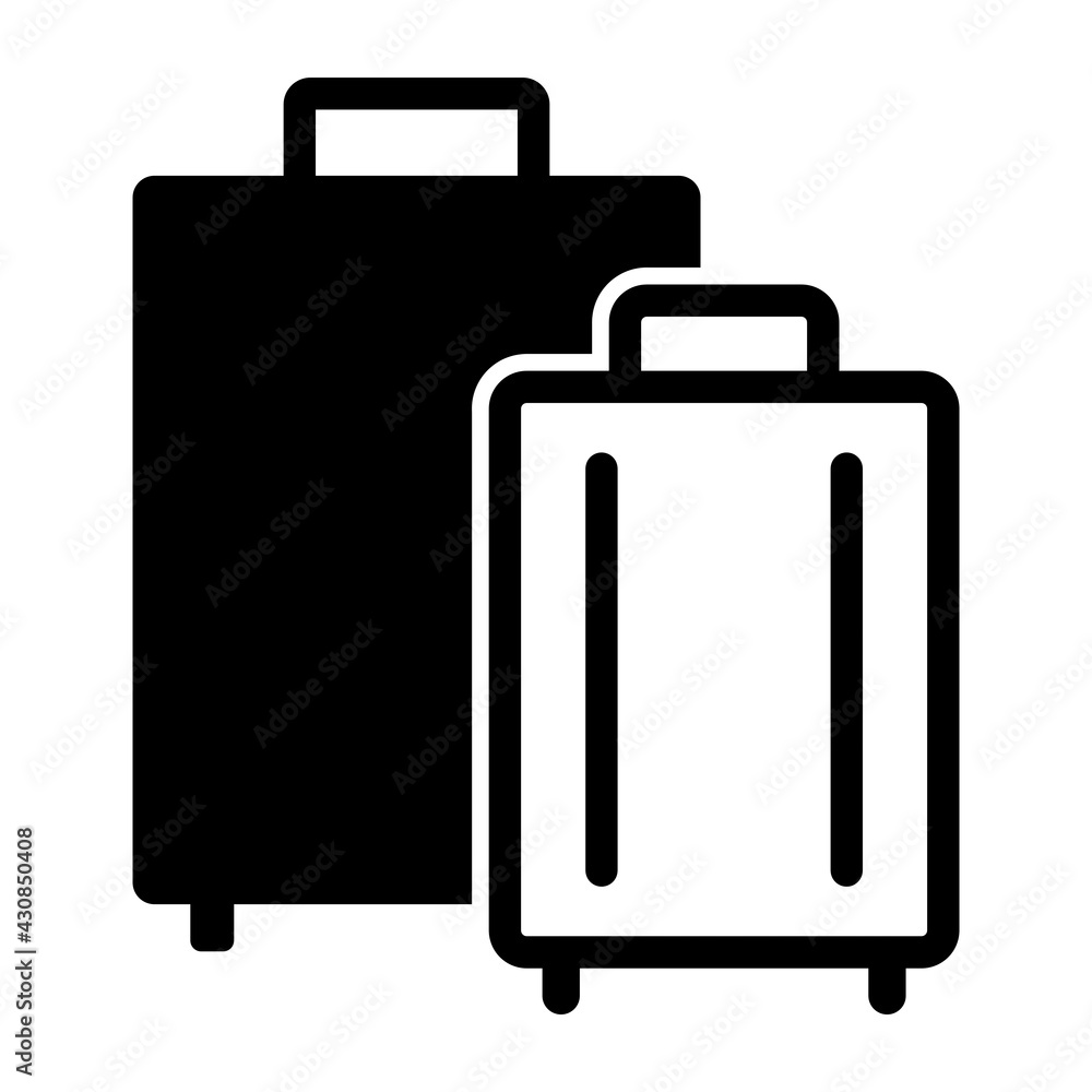 ngi1240 NewGraphicIcon ngi - suitcases icon . travel concept . isolated on white background - simple design - airport baggage / luggage - xxl g10507 ngi1240 NewGraphicIcon ngi - suitcases icon . travel concept . isolated on white background - simple design - airport baggage / luggage - xxl g10507