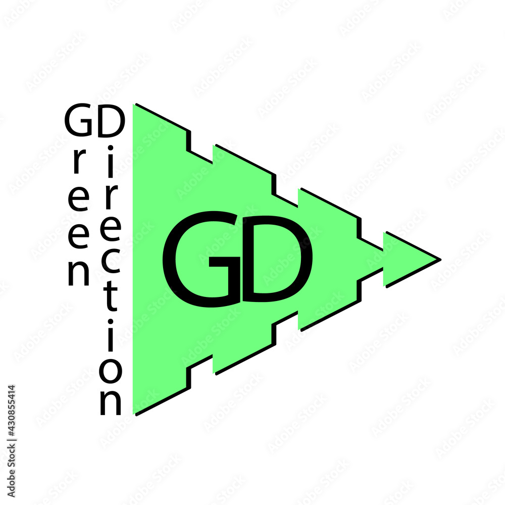 Stylized green leaf geometric flat simple modern logo template. Natural plant design arrow for business, corporate. Vector eco symbol Stylized green leaf geometric flat simple modern logo template. Natural plant design arrow for business, corporate. Vector eco symbol