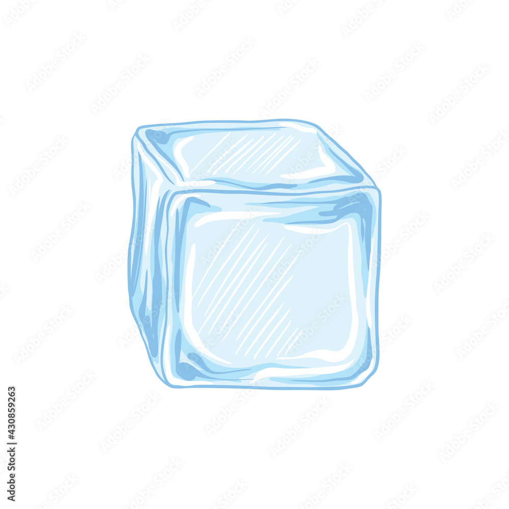 Water ice cube icon vector illustration graphic design Water ice cube icon vector illustration graphic design